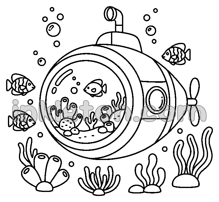 Underwater Exploration Submarine