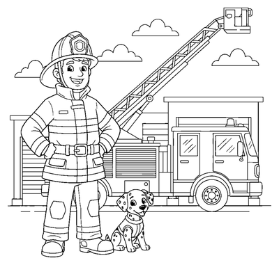 Friendly Neighborhood Firefighter