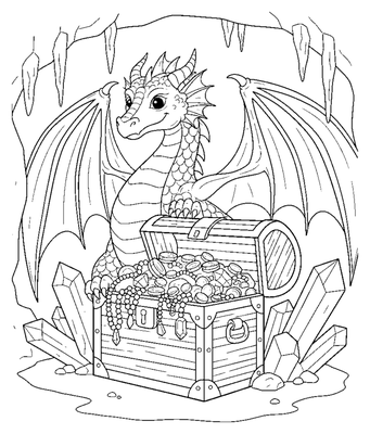 The Crystal Cave Dragon