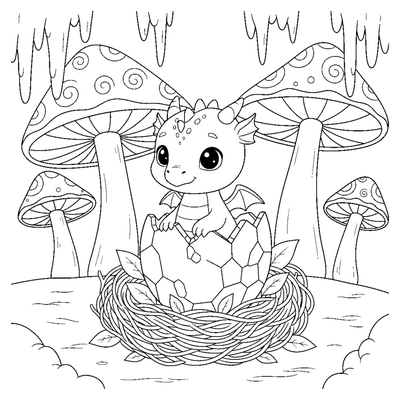 L'éclosion du dragon de cristal