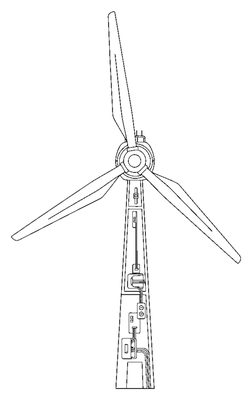 How a Wind Turbine Works coloring page to print