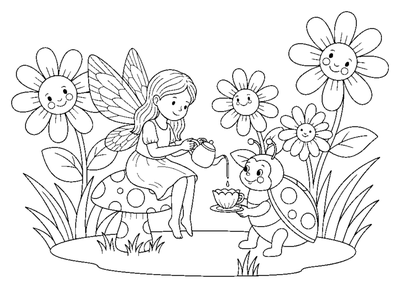 Garden Fairy Tea Party