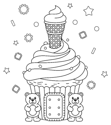 Giant Cupcake Castle