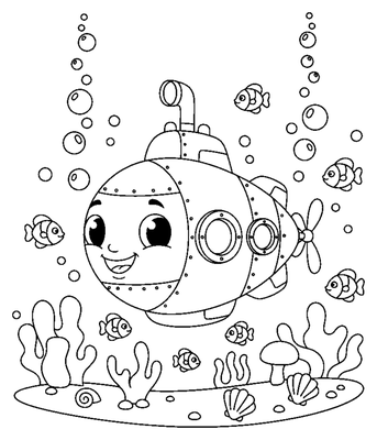 Deep Sea Bubble Submarine
