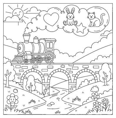 The Cloud-Maker Steam Train