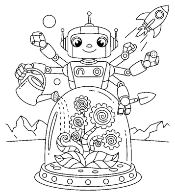 Robot Gardening on Mars