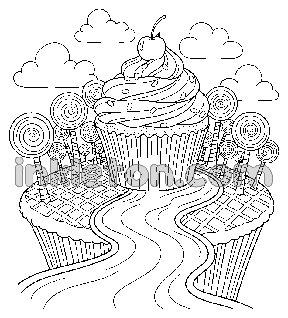 Den flydende slik-ø