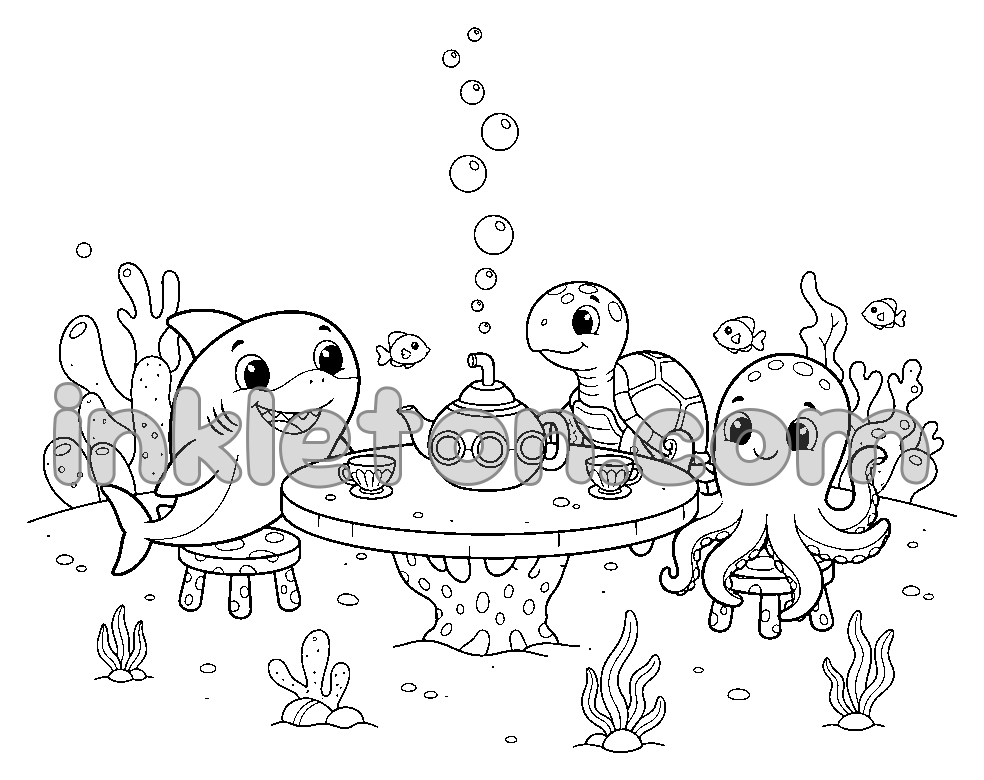 Underwater Tea Party