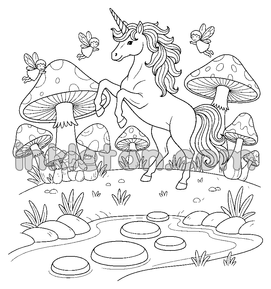 The Friendly Forest Unicorn