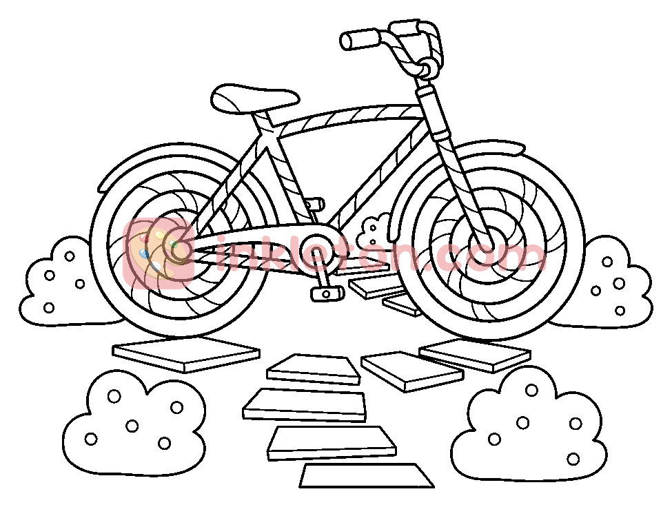 Page de coloriage Lollipop Lane Cruiser à imprimer