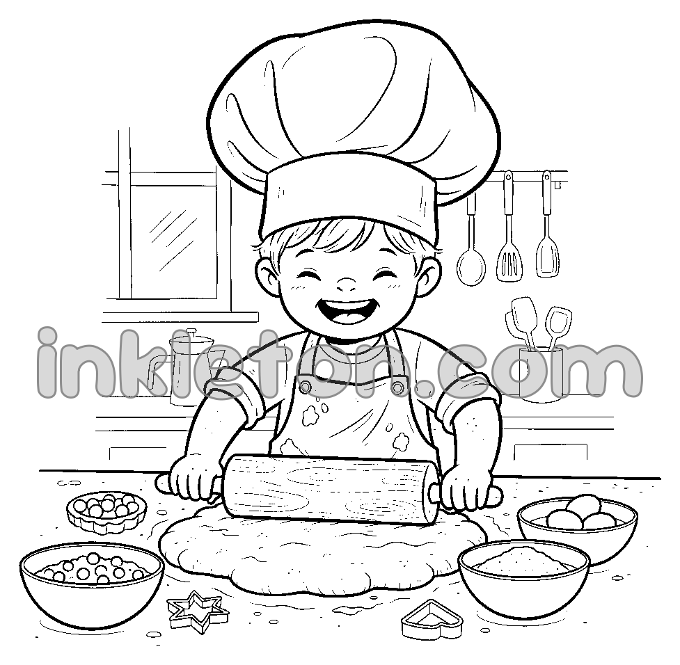 A cozinha do pequeno padeiro