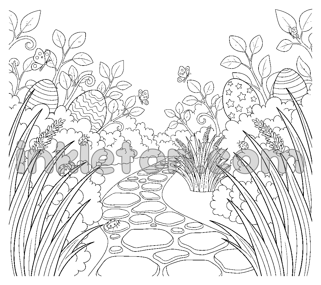 Caza del huevo en el Jardín Encantado