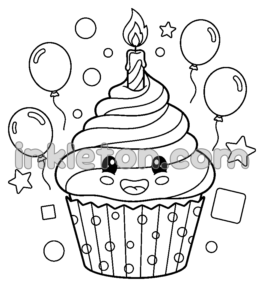 The Giant Birthday Cupcake