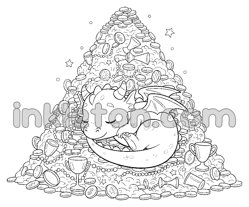 Baby Dragon's Treasure Hoard