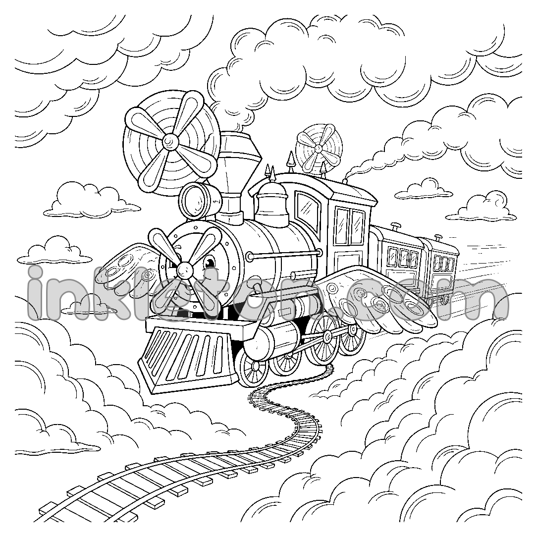 The Sky-High Steam Train