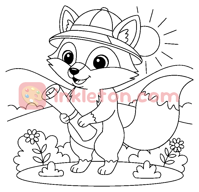 Página para colorir de Smooch de salvamento dos bombeiros para imprimir